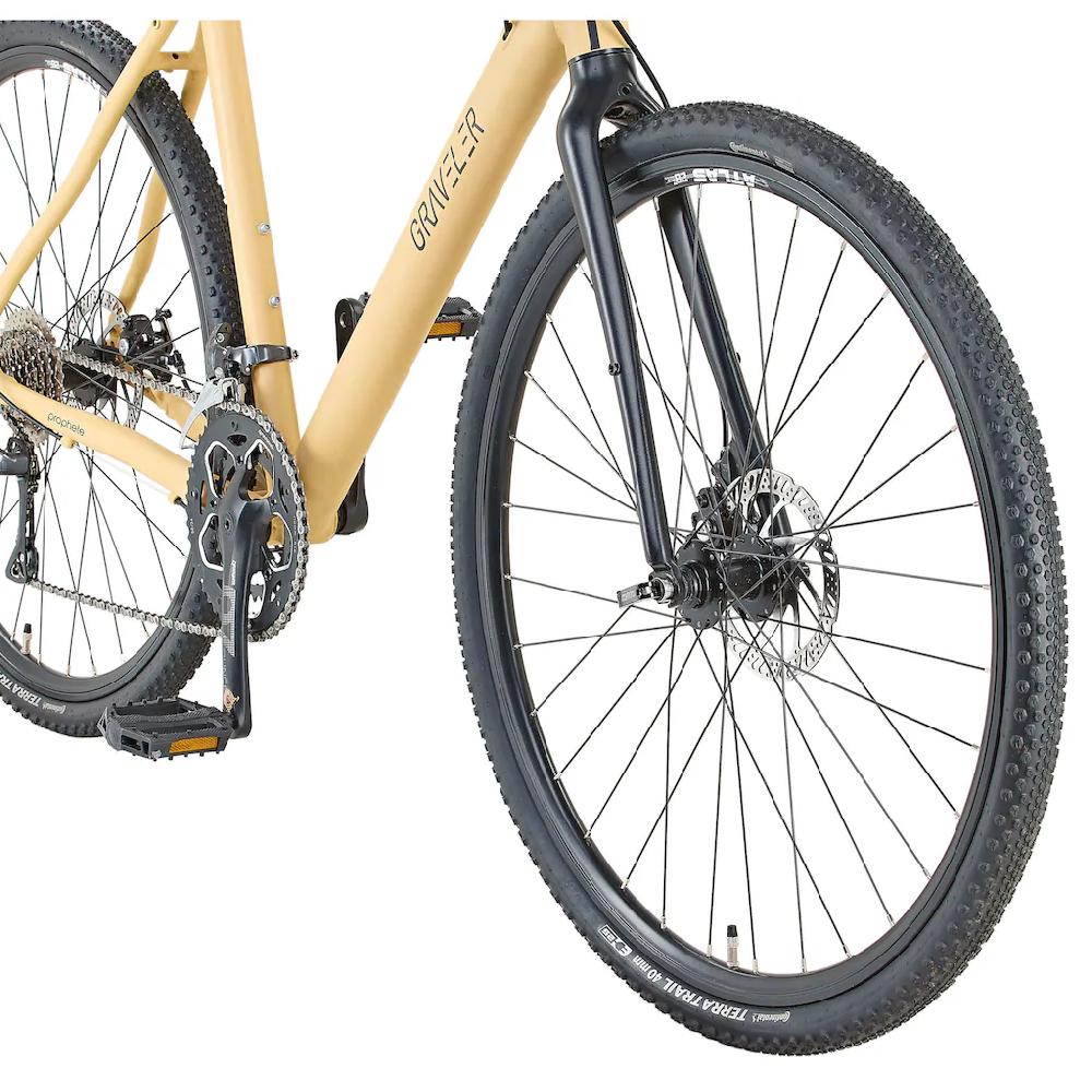 Prophete Gravelbike »Graveler« 16 Gang Shimano Claris Schaltwerk Kettenschaltung für Herren Kettenschaltung Vatertagsangebot