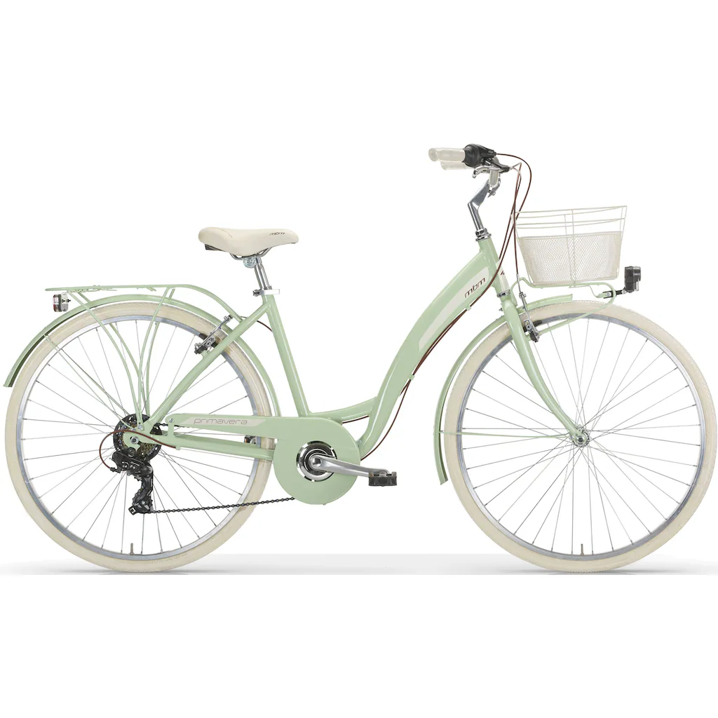 MBM Cityrad »NEW Primavera« 6 Gang Shimano TY300 Schaltwerk Kettenschaltung für Damen Kettenschaltung auf Rechnung online bestellen Riesige Ersparnisse