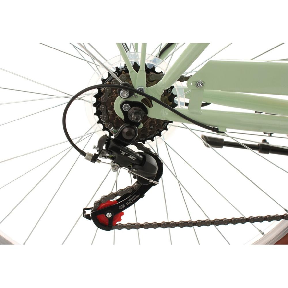 KS Cycling Cityrad »Eden« 6 Gang Shimano Tourney RD-TZ 50 Schaltwerk Kettenschaltung für Damen und Herren Kettenschaltung auf Rechnung Kostenlose Rückgabe