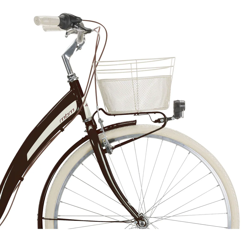 MBM Cityrad »NEW Primavera« 6 Gang Shimano TY300 Schaltwerk Kettenschaltung für Damen Kettenschaltung auf Rechnung Begrenzt auf 3 Tage