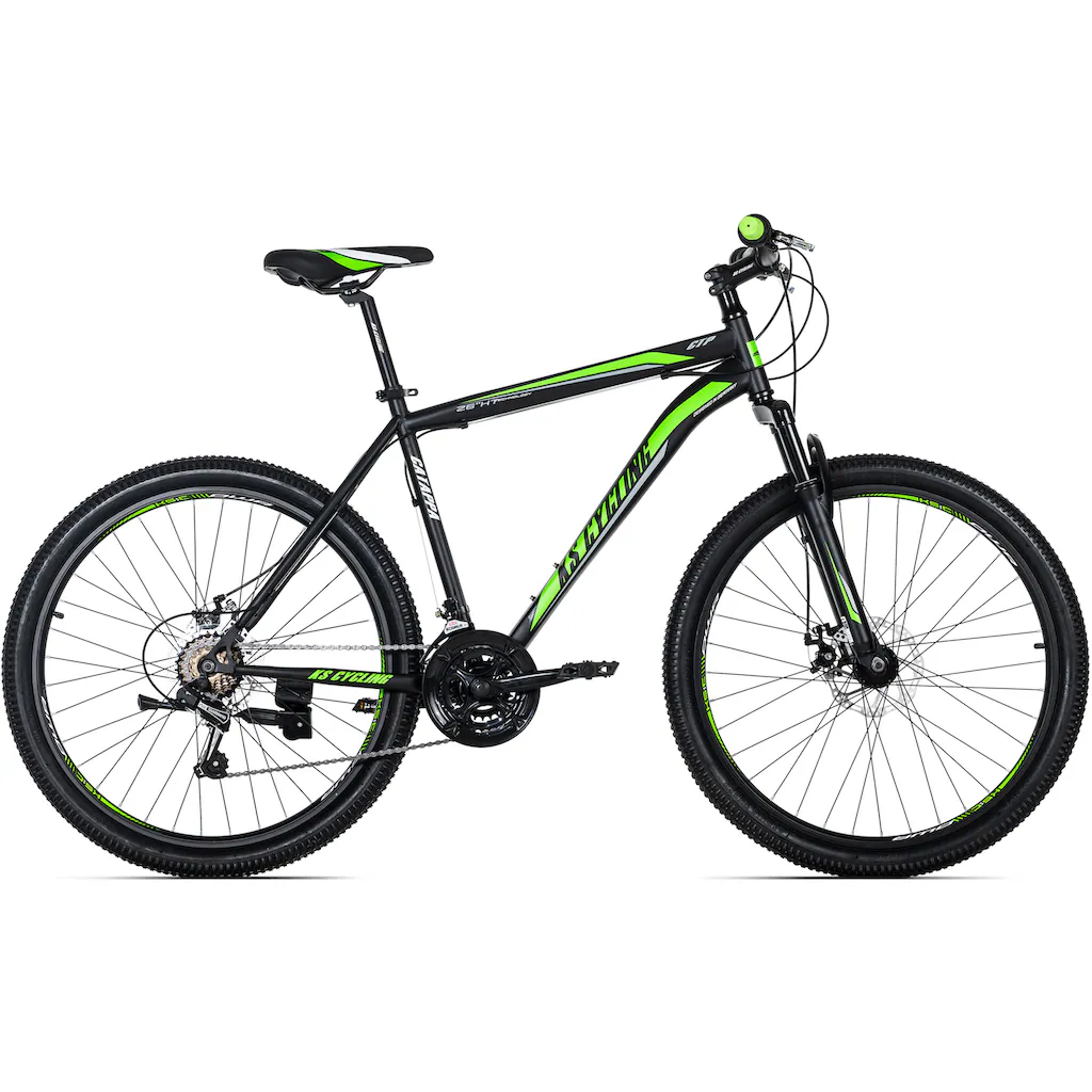 KS Cycling Mountainbike »Catappa« 21 Gang Shimano Tourney Schaltwerk Kettenschaltung für Damen und Herren Kettenschaltung Outlet