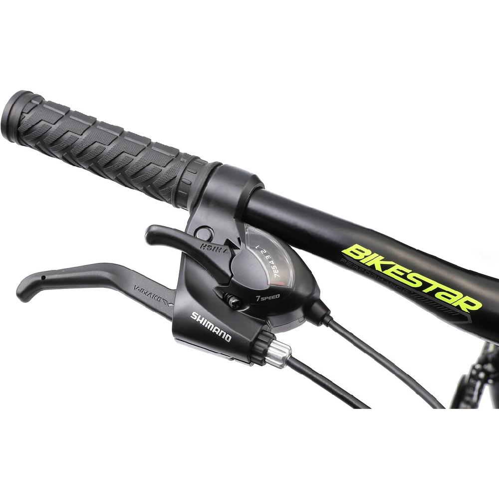 Bikestar Mountainbike 21 Gang Shimano RD-TY300 Schaltwerk Kettenschaltung für Damen und Herren Kettenschaltung auf Raten Weihnachtsangebot