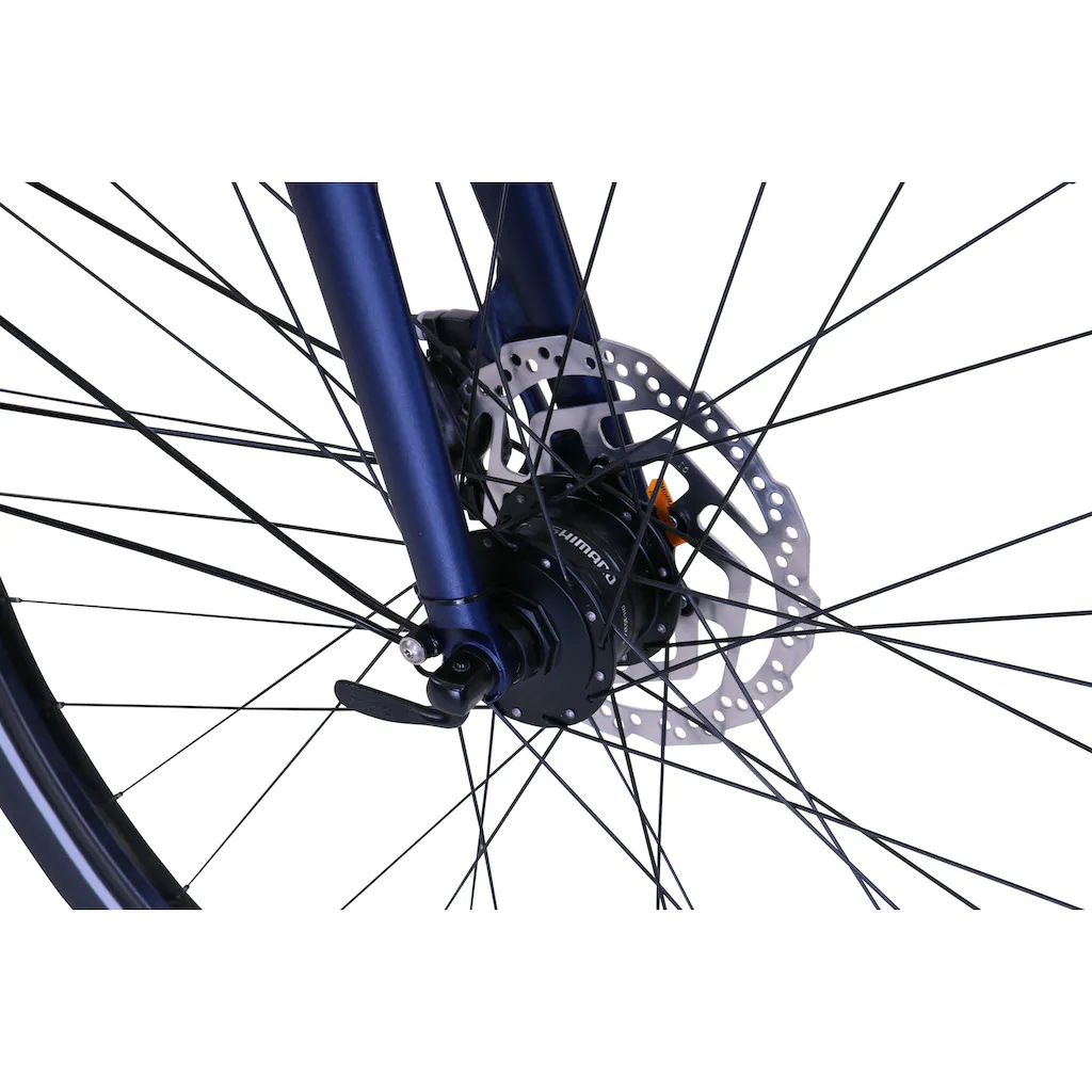HAWK Bikes Trekkingrad »Trekking Gent Super Deluxe Ocean Blue« 8 Gang Shimano Nexus Schaltwerk für Herren auf Rechnung bestellen Räumungsverkauf