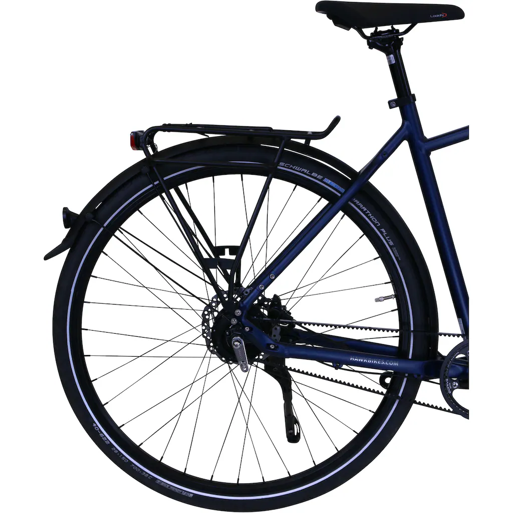 HAWK Bikes Trekkingrad »Trekking Gent Super Deluxe Ocean Blue« 8 Gang Shimano Nexus Schaltwerk für Herren auf Rechnung bestellen Räumungsverkauf