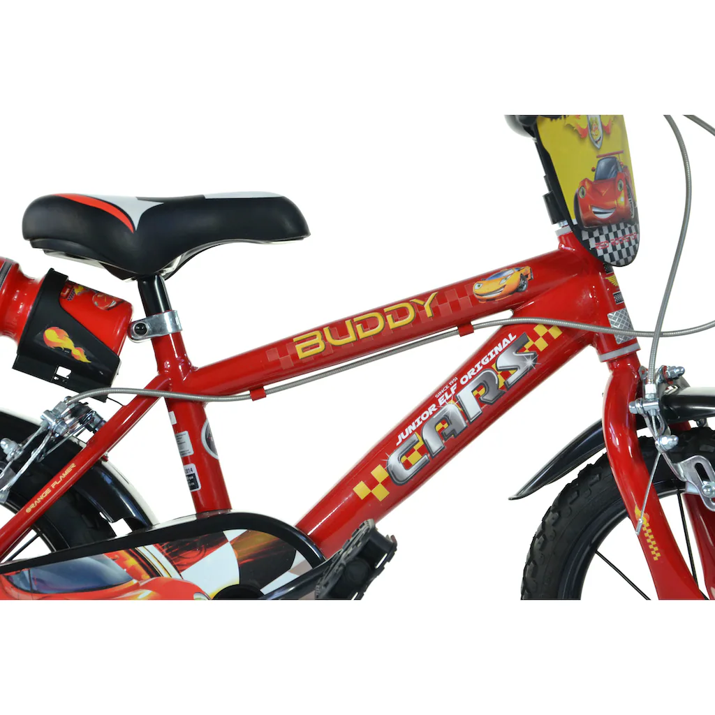 Dino Kinderfahrrad »Cars Buddy« 1 Gang mit Stützrädern Trinkflasche und Frontschild Tägliche Deals