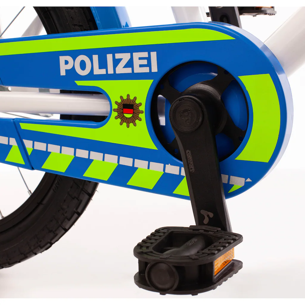 Bachtenkirch Kinderfahrrad »12" Kinderfahrrad "POLIZEI" kristall-weiß/blau/neon« 1 Gang ohne Schaltung auf Rechnung kaufen Bis zu 65% Rabatt