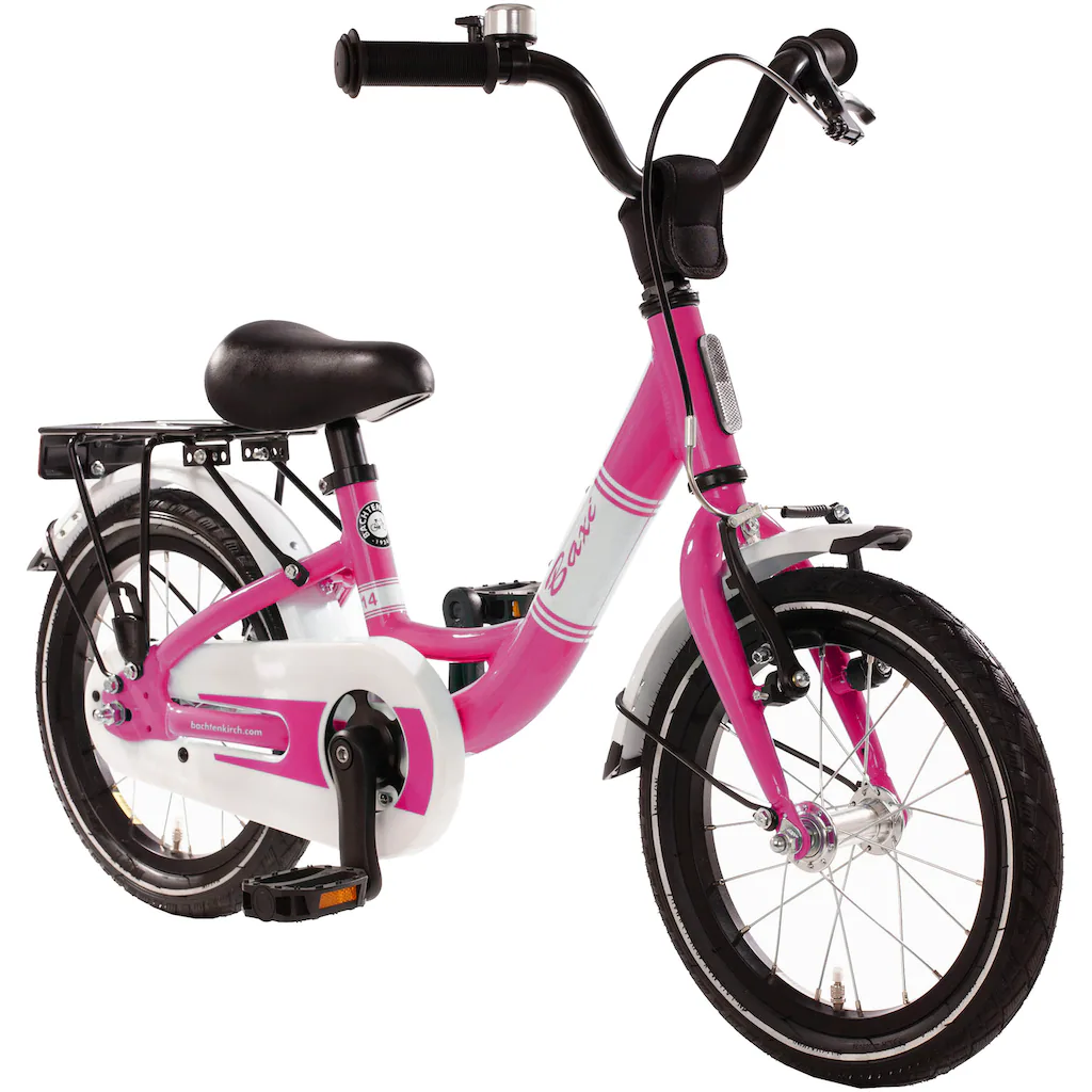 Bachtenkirch Kinderfahrrad »14" Baxi - pink« 1 Gang ohne Schaltung (Packung) Alu Kinderfahrrad mit Vollausstattung erhältlich in 14/16/18 Zoll auf Rechnung zollfrei