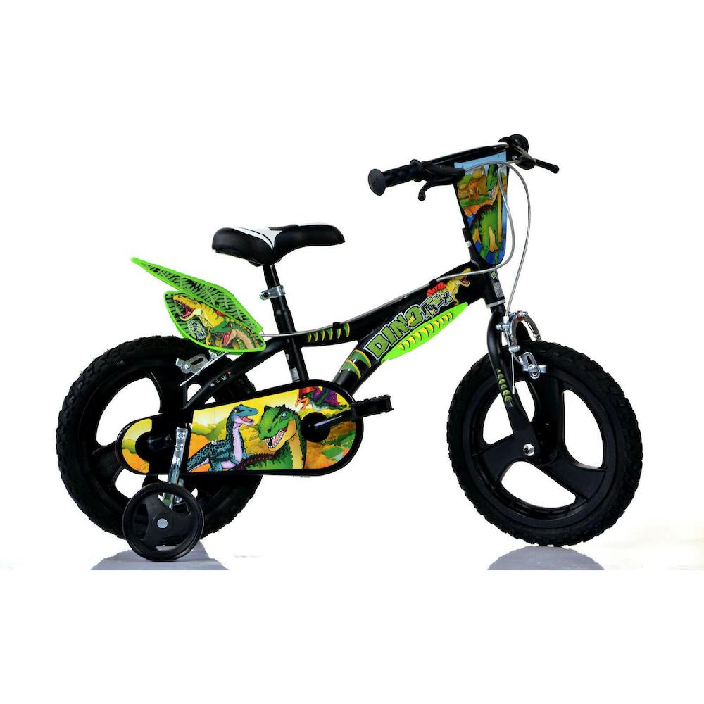 Dino Kinderfahrrad »Dinosaurier T-Rex« 1 Gang mit Stützrädern Frontschild und coolen Schutzblechen Online