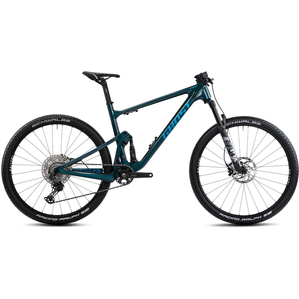 Ghost Mountainbike »Lector FS SF LC Essential« 12 Gang Shimano XT RD-M8100 Schaltwerk Kettenschaltung für Damen und Herren Kettenschaltung auf Raten Vatertagsangebot