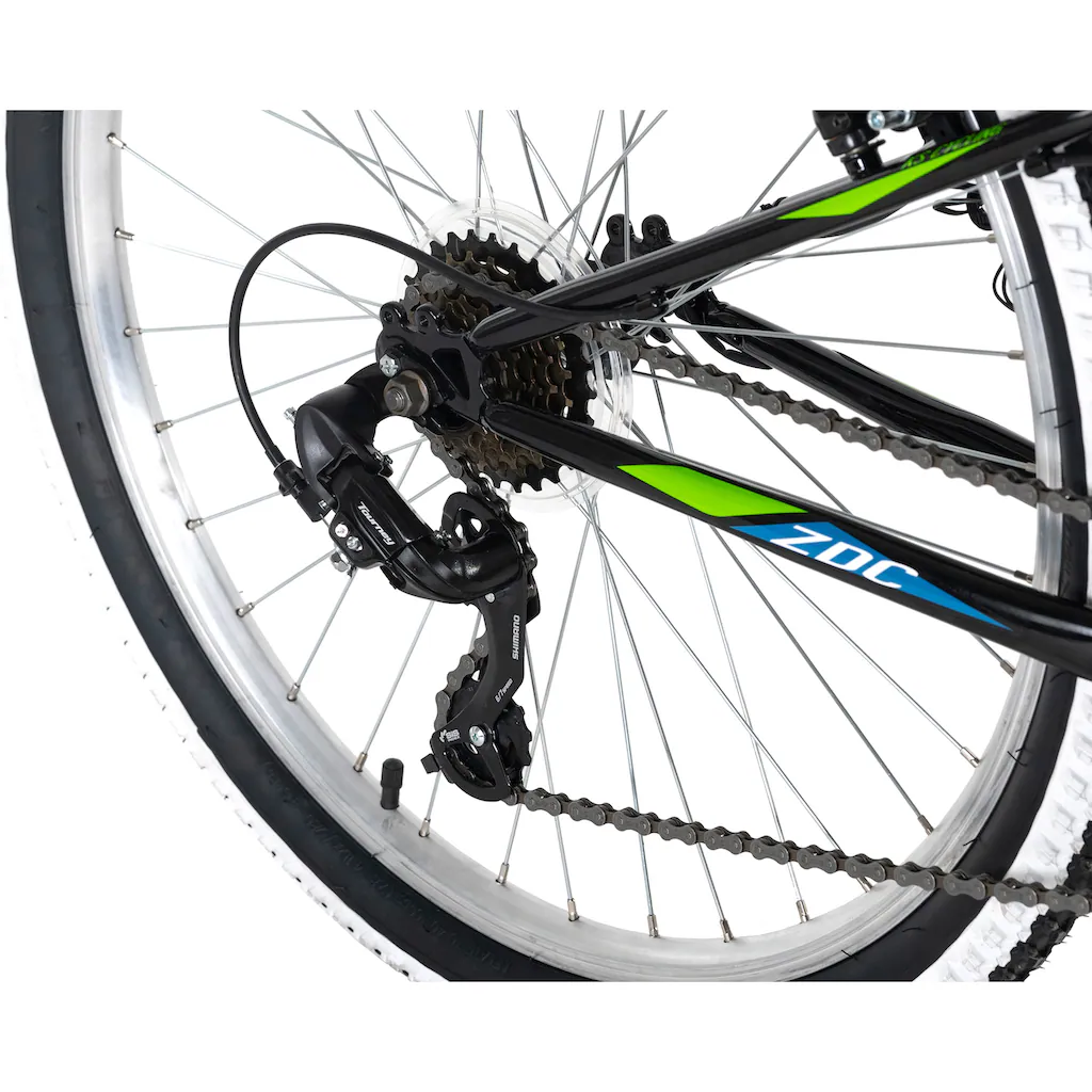 KS Cycling Mountainbike »Zodiac« 21 Gang Shimano Tourney Schaltwerk Kettenschaltung für Damen und Herren Kettenschaltung auf Raten Valentinstagsangebot