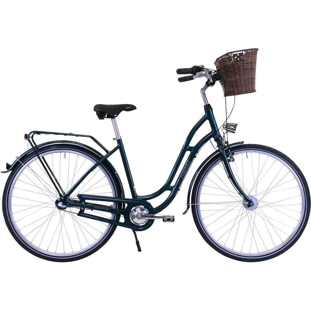 HAWK Bikes Cityrad »City Classic Joy British Green« 3 Gang Shimano Nexus Schaltwerk für Damen und Herren auf Raten