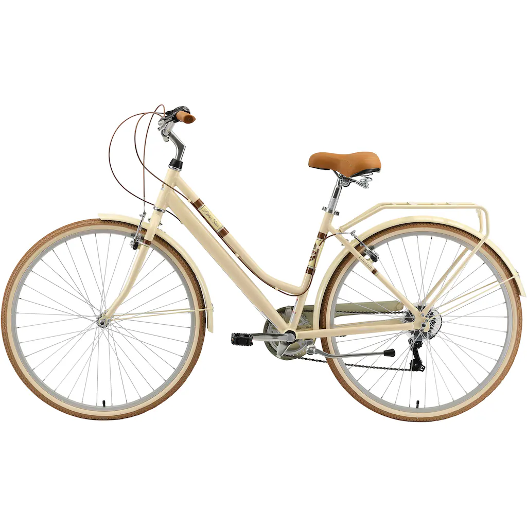 Bikestar Cityrad 7 Gang Shimano RD-TY21 Schaltwerk Kettenschaltung für Damen Kettenschaltung Super Sparpreis