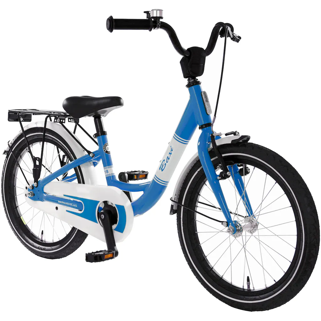 Bachtenkirch Kinderfahrrad »18" Baxi - blau« 1 Gang ohne Schaltung (Packung) Alu Kinderfahrrad mit Vollausstattung erhältlich in 14/16/18 Zoll auf Rechnung Fabrikladen