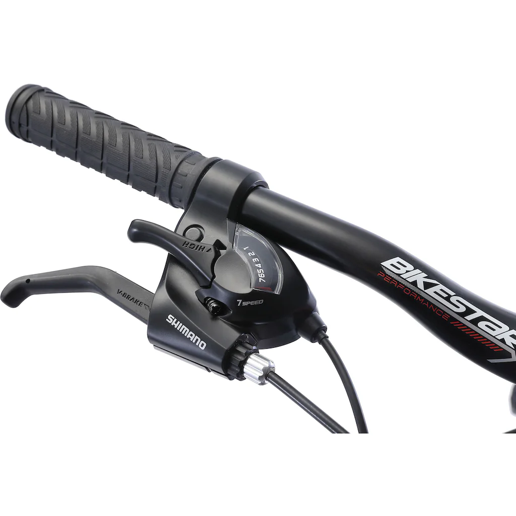 Bikestar Mountainbike 21 Gang Shimano RD-TY300 Schaltwerk Kettenschaltung für Damen und Herren Kettenschaltung auf Raten Versandkostenfrei