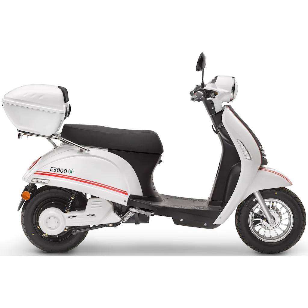 Luxxon E-Motorroller »E3000« bis zu 55 km Reichweite mit Straßenzul. 2 Sitzplätze Vatertagsangebot