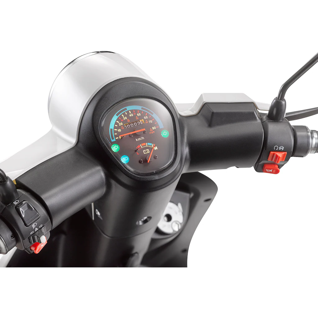 Luxxon E-Motorroller »E3000« bis zu 55 km Reichweite mit Straßenzul. 2 Sitzplätze Vatertagsangebot