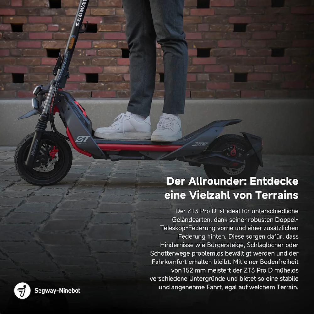 ninebot by Segway E-Scooter »Segway ZT3 Pro D« Electric Scooter mit Straßenzulassung bis zu 70 km Reichweite Exklusive Angebote