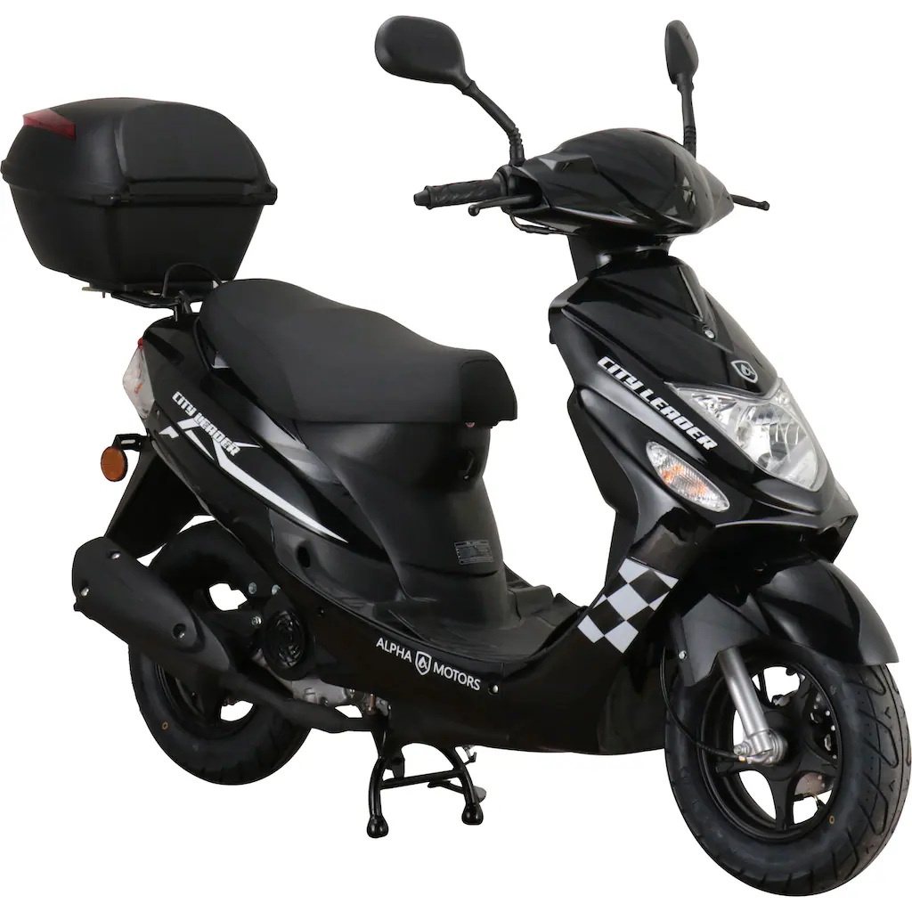 Alpha Motors Motorroller »CityLeader« 50 cm³ 45 km/h Euro 5 2 99 PS inkl. Topcase auf Raten Große Rabatte