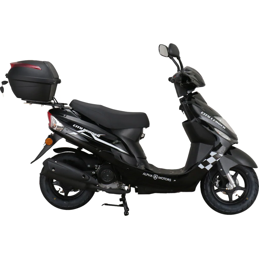Alpha Motors Motorroller »CityLeader« 50 cm³ 45 km/h Euro 5 2 99 PS inkl. Topcase auf Raten Große Rabatte