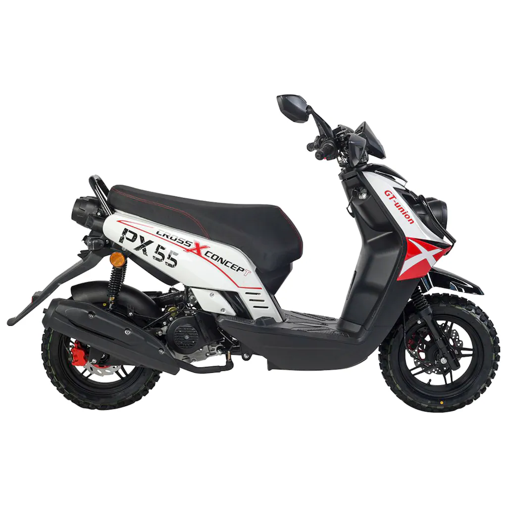 GT UNION Motorroller »PX55 Cross Conzept 45« 49 6 cm³ 45 km/h Euro 5 3 PS Luftgekühlter Motor auf Rechnung bestellen Saisonale Angebote