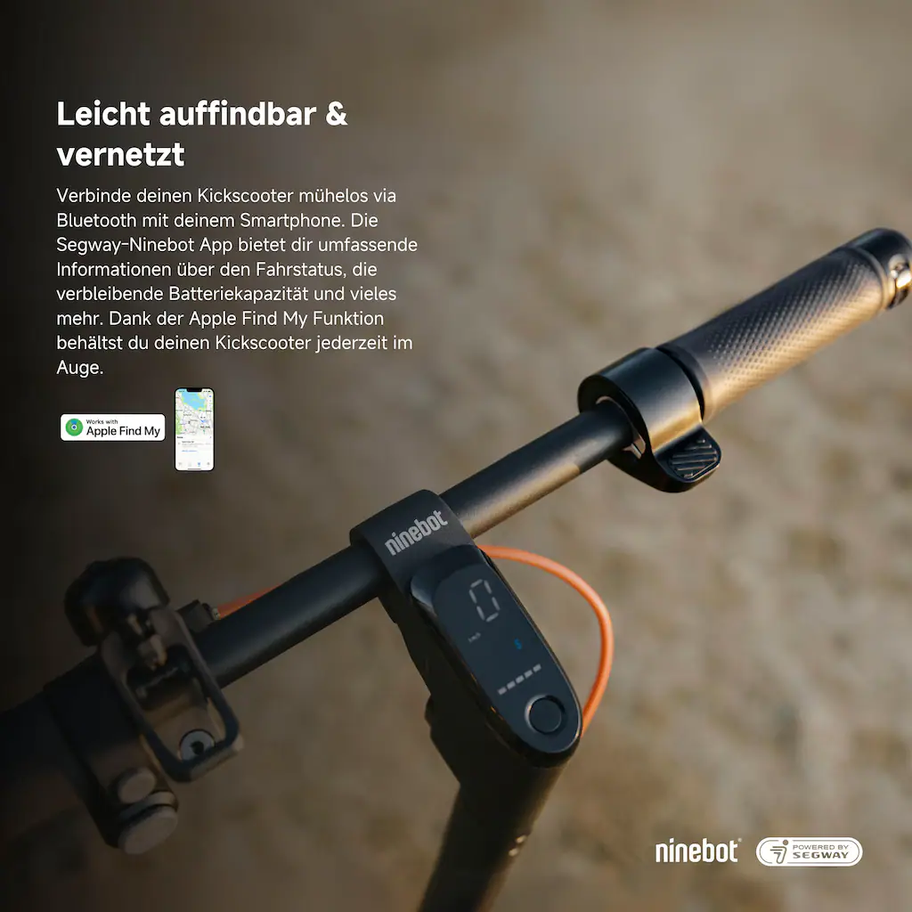 ninebot by Segway E-Scooter »KickScooter F2 PLUS D« Electric Scooter mit Straßenzulassung bis zu 55 km Reichweite Räumungsverkauf