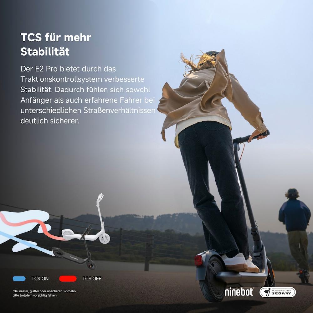 ninebot by Segway E-Scooter »KickScooter E2 PRO D« Electric Scooter mit Straßenzulassung bis zu 35 km Reichweite Tägliche Deals