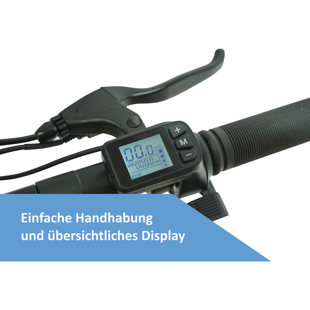 L.A. Sports E-Scooter »Speed Deluxe 7.8-350 ABE« 20 km/h 25 km mit Straßenzulassung bis zu 25 km Reichweite auf Rechnung online bestellen Sonderangebote
