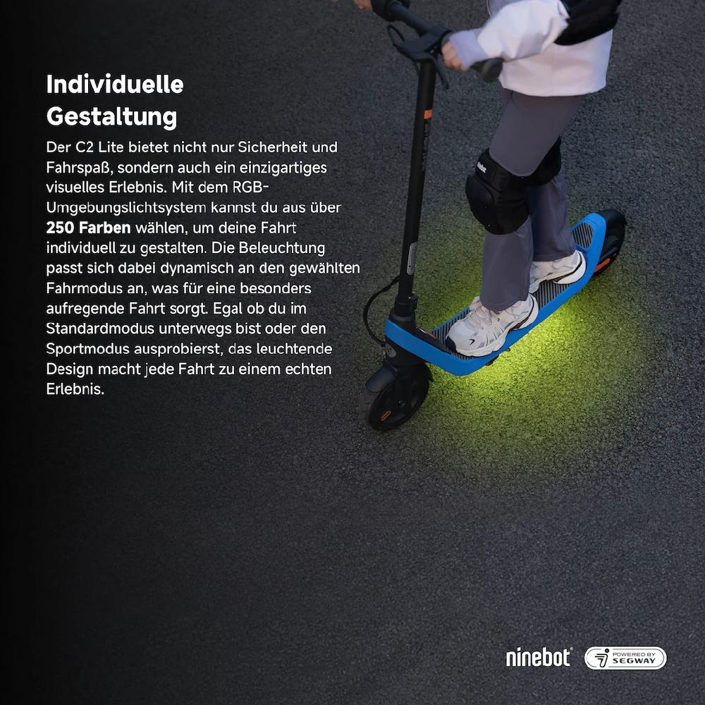 ninebot by Segway E-Scooter »KickScooter C2 Lite« Electric Scooter bis zu 14 km Reichweite Zeitbegrenzte Promotion