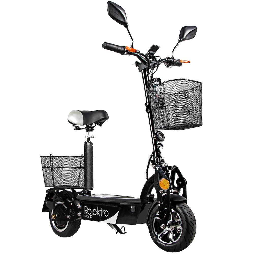 Rolektro E-Mofaroller »E-Joy 20 Schwarz 36V-12AH Blei-Gel Akku 500 Watt« bis zu 30 km Reichweite Bis zu 50% Rabatt