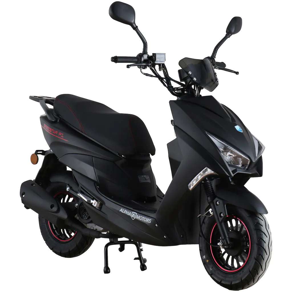 Alpha Motors Motorroller »Speedstar« 50 cm³ 45 km/h Euro 5 2 99 PS mit Lenkerschloss auf Rechnung Bis zu 65% Rabatt