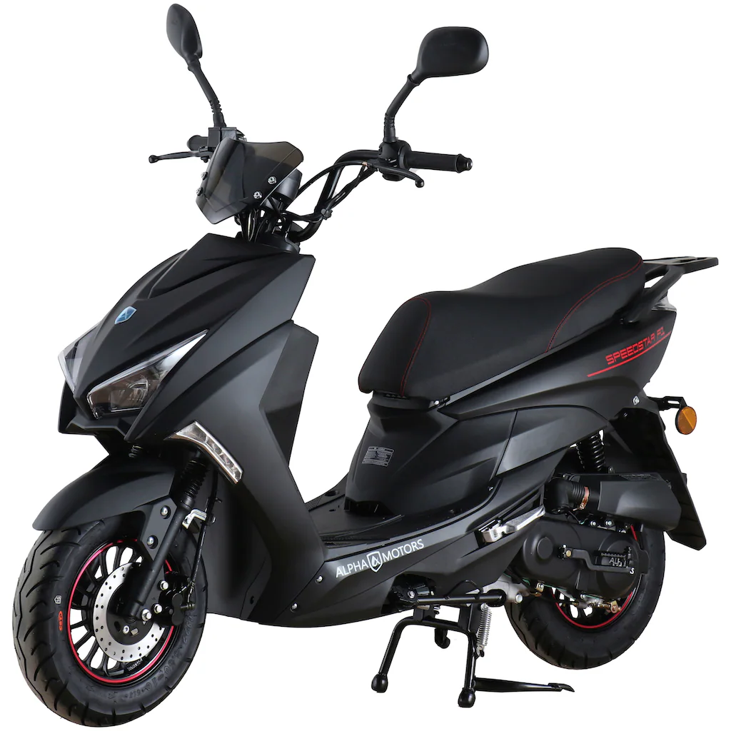 Alpha Motors Motorroller »Speedstar« 50 cm³ 45 km/h Euro 5 2 99 PS mit Lenkerschloss auf Rechnung Bis zu 65% Rabatt