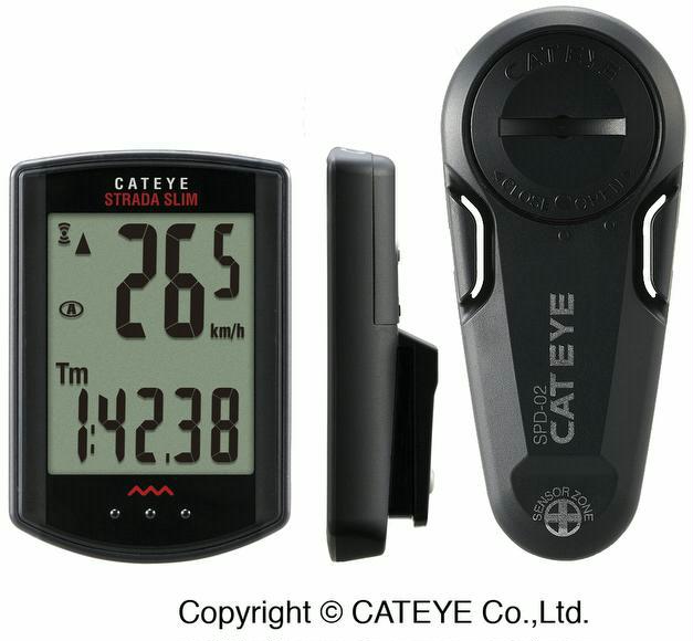 fahrrad-discount Fahrradcomputer Cateye Strada Wireless Slim Kabellos 50% Rabatt mit kostenlosem Versand