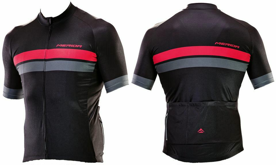fahrrad-discount Trikot Merida Road Stripe kurzarm