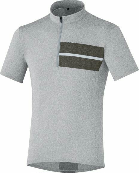 fahrrad-discount Trikot Shimano Pavement Jersey Herren Grau Zeitbegrenzte Promotion