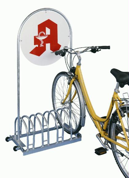 fahrrad-discount Fahrradständer RW 5454 mit Werbefläche