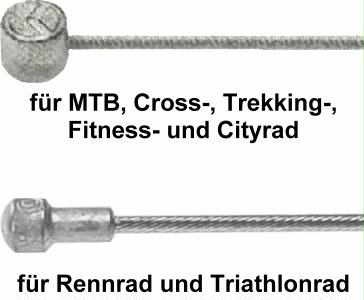 fahrrad-discount Bremszug für alle Bremsen Begrenzt auf 3 Tage